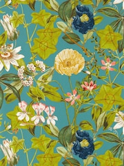 Clarke & Clarke Chambray Passiflora Exotica Wallpaper - Image 1 of 1