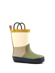 Lazy Dogz Green Bubblegum Toddler Colour Block Wellingtons - Image 1 of 8
