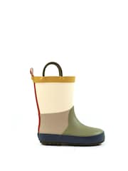 Lazy Dogz Green Bubblegum Toddler Colour Block Wellingtons - Image 2 of 8