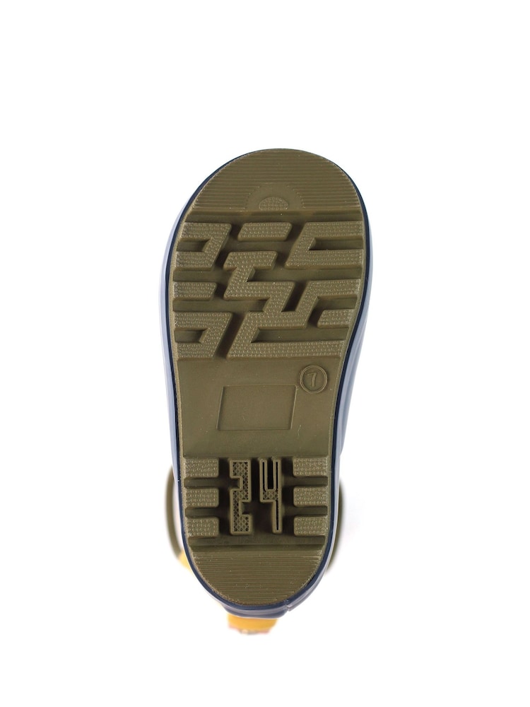 Lazy Dogz Green Bubblegum Toddler Colour Block Wellingtons - Image 8 of 8