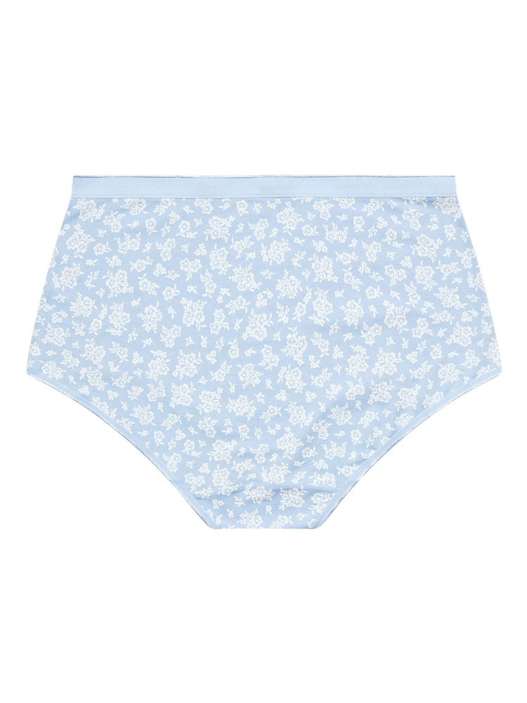 Yours Curve Floral Print Knickers 5 Pack - Imagem 10 de 10