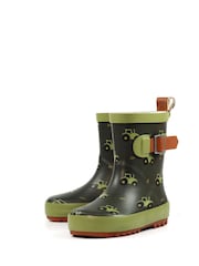 Lazy Dogz Green Tractor Design Toddler Wellingtons - Image 5 of 7