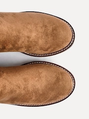 Linzi Natural Trish Wedged Heel Ankle Boots - Image 4 of 6