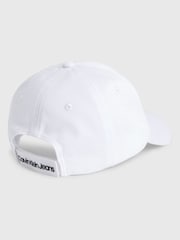 Calvin Klein White Monogram Baseball Cap - Image 2 of 2