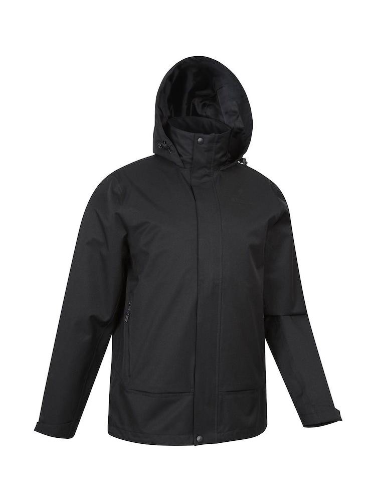 Mountain Warehouse Black Mens Shale Waterproof Jacket - Image 2 of 5
