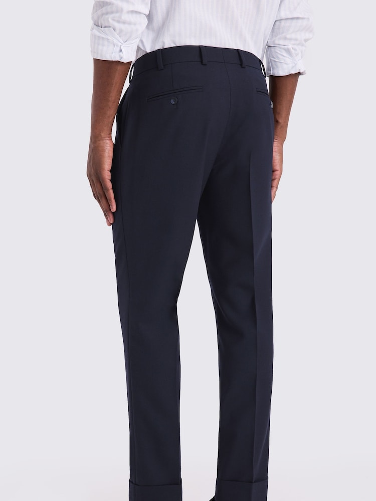 MOSS Blue Wool Trousers - Image 2 of 4 MOSS Blue Wool Trousers - Image 2 of 4