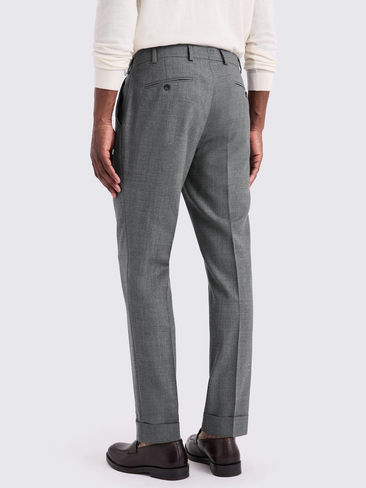 MOSS Grey Wool Trousers - Image 2 of 5