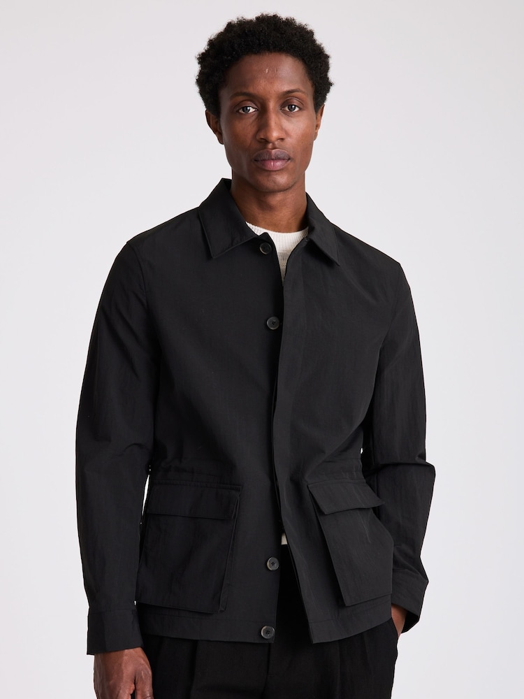 MOSS Black Technical Field Jacket - Image 1 of 5