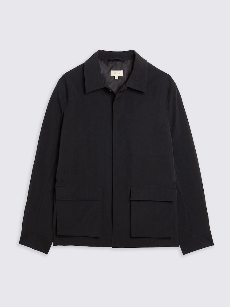 MOSS Black Technical Field Jacket - Image 5 of 5