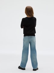 Calvin Klein Black Seasonal Terry Crew Neck Sweater - Image 2 of 5