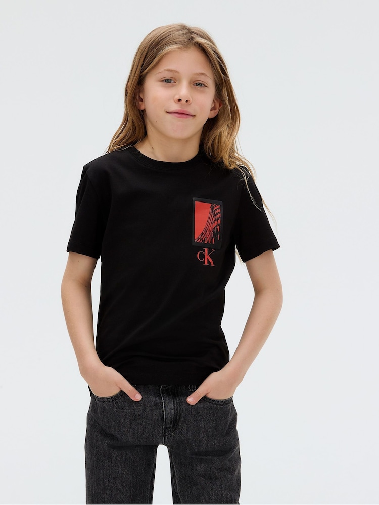 Calvin Klein Seasonal Logo Short Sleeve T-Shirt - Bild 1 von 5