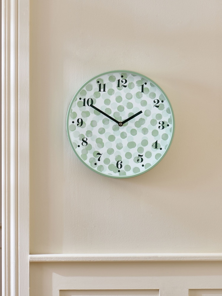 Sage Spot 30cm Wall Clock - Image 1 of 4