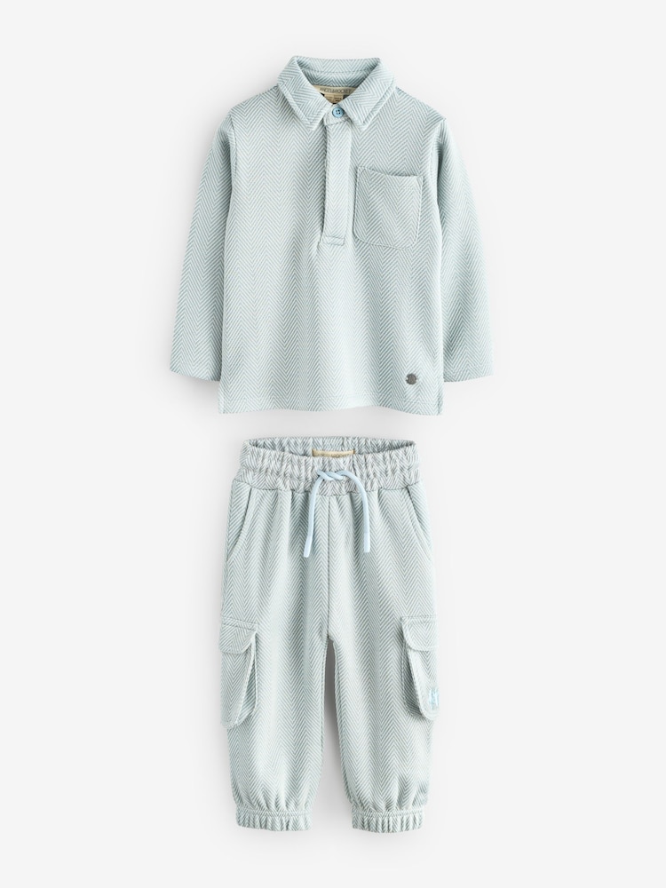 Angel & Rocket Mini Arthur Herringbone Co-Ord Set - صورة 6 من 6 Angel & Rocket Mini Arthur Herringbone Co-Ord Set - صورة 6 من 6
