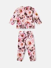 Angel & Rocket Pink Marley Stripe Jersey Top And Spot Leggings - Image 2 of 3
