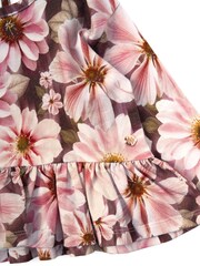 Angel & Rocket Pink Marley Stripe Jersey Top And Spot Leggings - Image 3 of 3