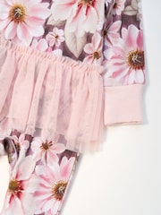 Angel & Rocket Pink Fleur Tutu Babygrow - Image 3 of 3