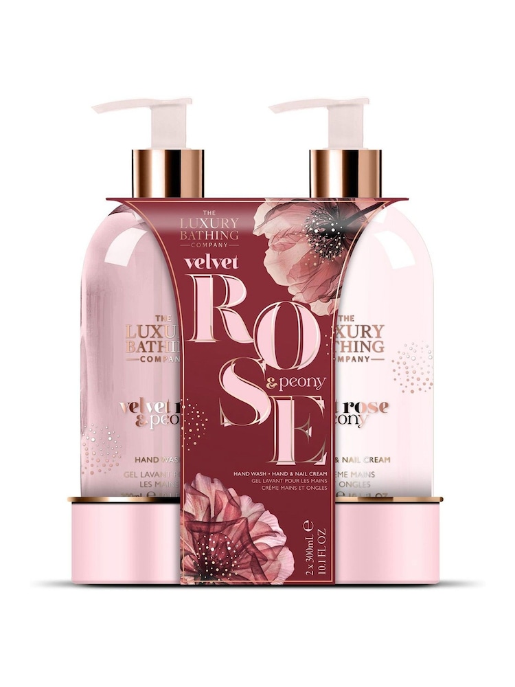 The Luxury Bathing Company Velvet Rose and Peony Delightful Duo Gift Set - Image 1 of 1 The Luxury Bathing Company Velvet Rose and Peony Delightful Duo Gift Set - Image 1 of 1