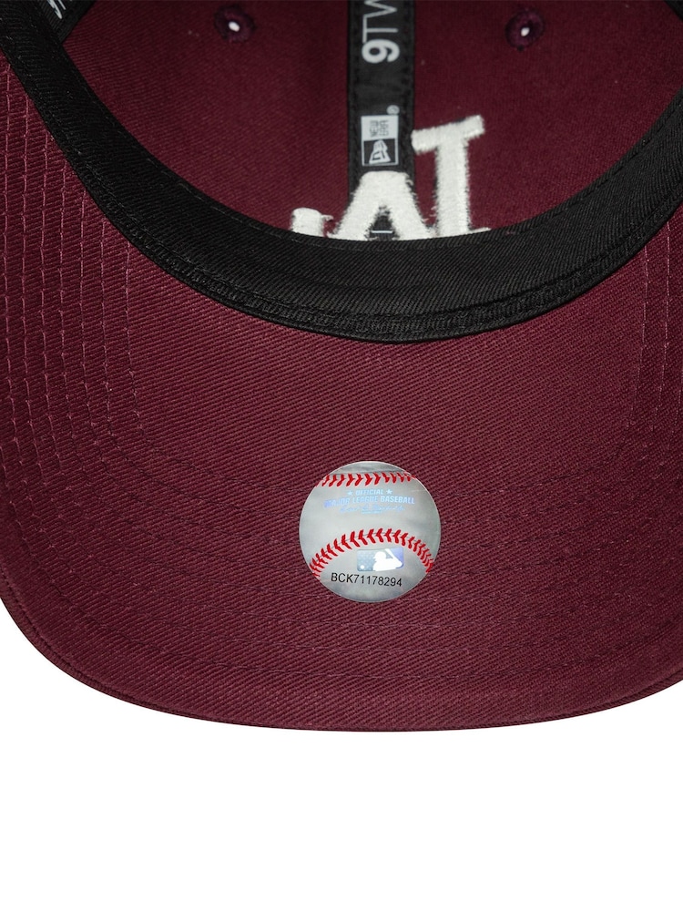 New Era Womens Red 920 Cap - Image 5 of 5