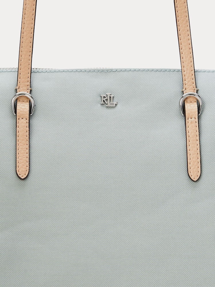 Lauren Ralph Lauren Blue Keaton Nylon Tote Bag - Image 6 of 6