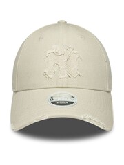 New Era Womens Cream 940 Distressed Cap - Image 1 of 5