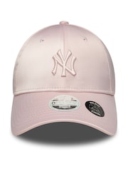 New Era Womens Pink Satin Bow Back 940 Cap - Image 1 of 5
