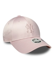 New Era Womens Pink Satin Bow Back 940 Cap - Image 3 of 5