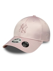 New Era Womens Pink Satin Bow Back 940 Cap - Image 4 of 5