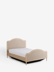 Rattan Lime Washed Oak Effect Lily Wooden With Footend Ottoman Storage Bed Frame - Image 8 of 10