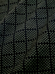 Green Check Pattern Quarter Zip Polo Shirt - Image 7 of 7