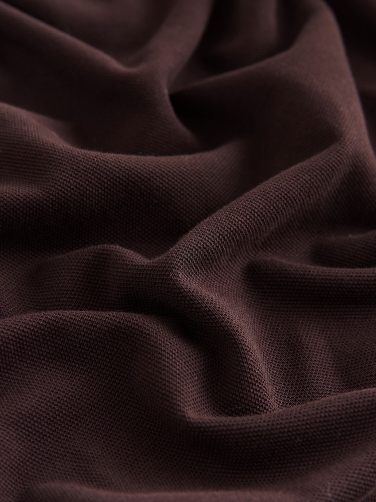 Negro/Marrón/Crudo - Pack de 3 polos de piqué de manga corta con ribete - Imagen 11 de 11