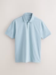 Grey/Navy/Neutral Regular Fit Short Sleeve Jersey Polo Shirts 5 Pack - Image 6 of 8