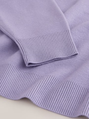 Lilac Purple Relaxed Fit Premium Mid Weight Running Club Graphic Crew Jumper - Image 9 of 9