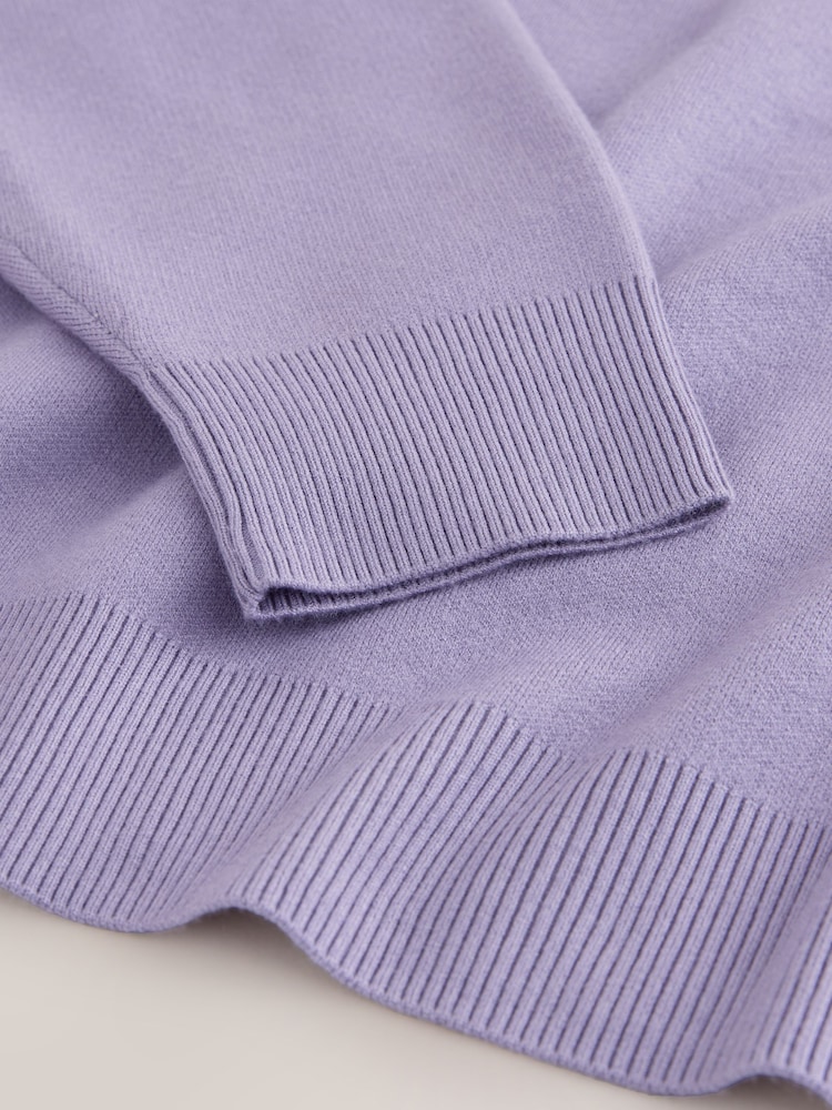 Lilac Purple Relaxed Fit Premium Mid Weight Running Club Graphic Crew Jumper - Image 9 of 9