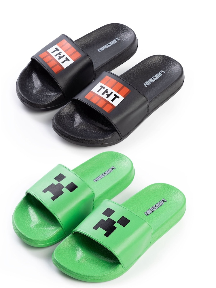 Vanilla Underground Black Boys Minecraft Multicoloured Sliders - Image 1 of 6