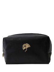 Portico Designs Black Large Archive Faux Leather Rectangular Wash Bag - Image 2 of 5