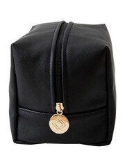 Portico Designs Black Large Archive Faux Leather Rectangular Wash Bag - Image 5 of 5
