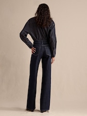 Banana Republic Blue The Icon Classic Wide-Leg Jeans - Image 2 of 5
