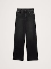 Banana Republic Black The Icon Classic Wide-Leg Jeans - Image 5 of 5