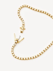 Missoma Gold Tone Classic Tennis Bracelet - Image 2 of 4