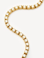 Missoma Gold Tone Classic Tennis Bracelet - Image 3 of 4