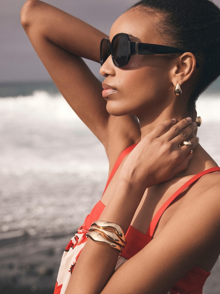 Mint Velvet Round Sunglasses - Imagen 2 de 2