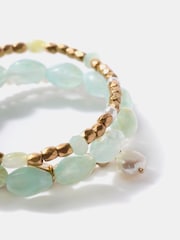 Mint Velvet Beaded Bracelet Set - Image 3 of 3