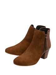 Ravel Brown Light Ankle Boots - Image 2 of 4