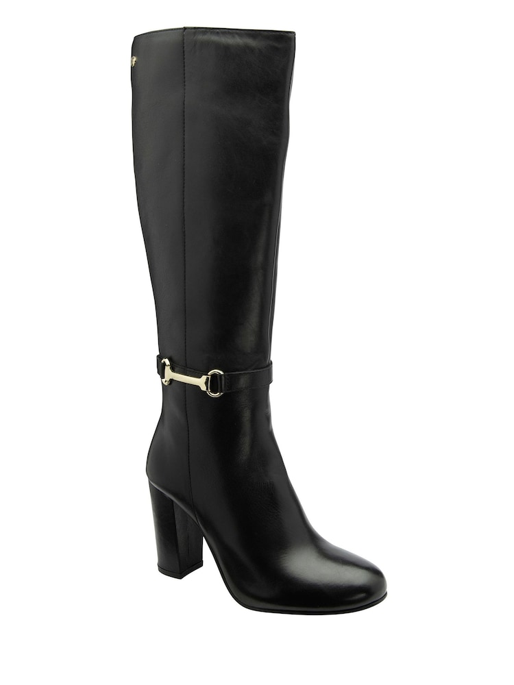 Ravel Black Knee Boots - Image 1 of 4