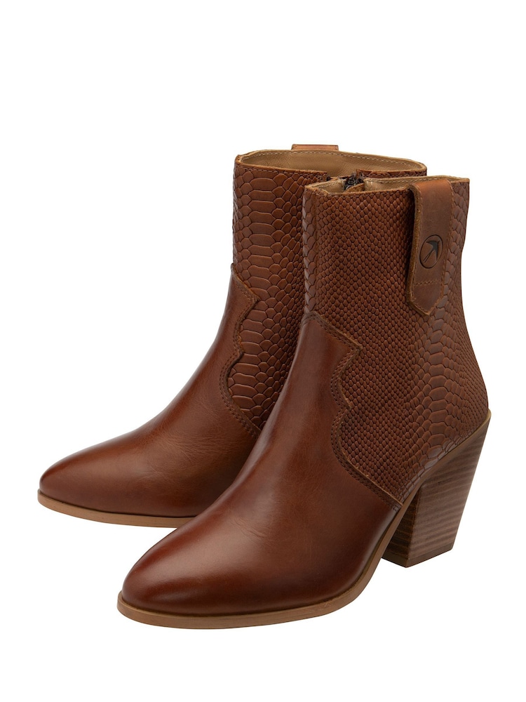 Ravel Brown Ankle Boots - Image 2 of 4