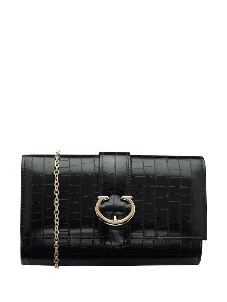 Ravel Black Clutch Bag - Image 1 of 4