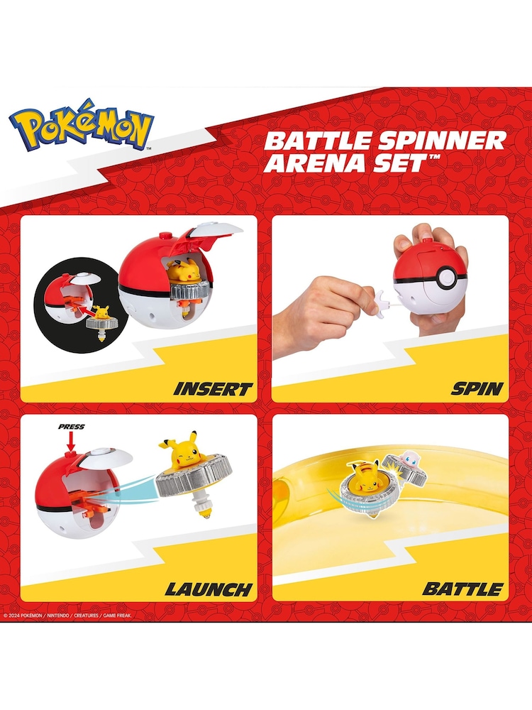 Jazawares Pokemon Battle Spinner Arena Set - Image 2 of 5