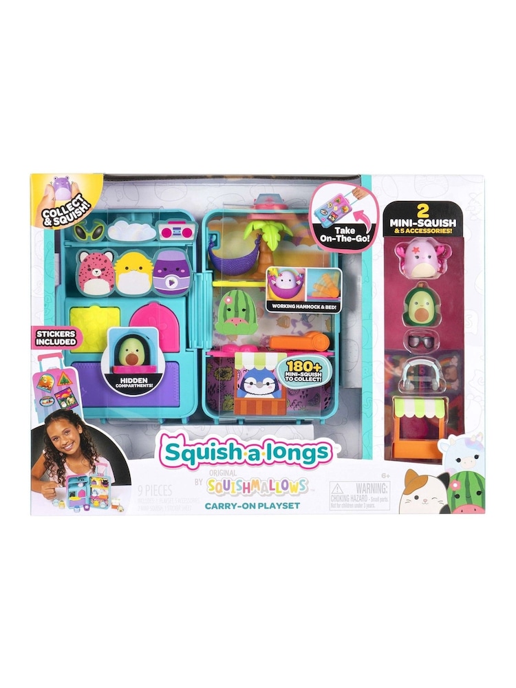 Jazawares Squishalongs Medium Playset Luggage - Image 1 of 4