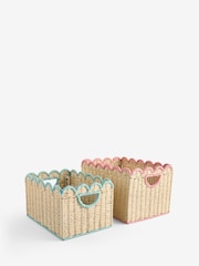 Pastel Set of 2 Scallop Baskets - Image 4 of 5