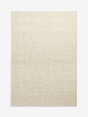 Light Natural Wool Border Rug - Image 5 of 5